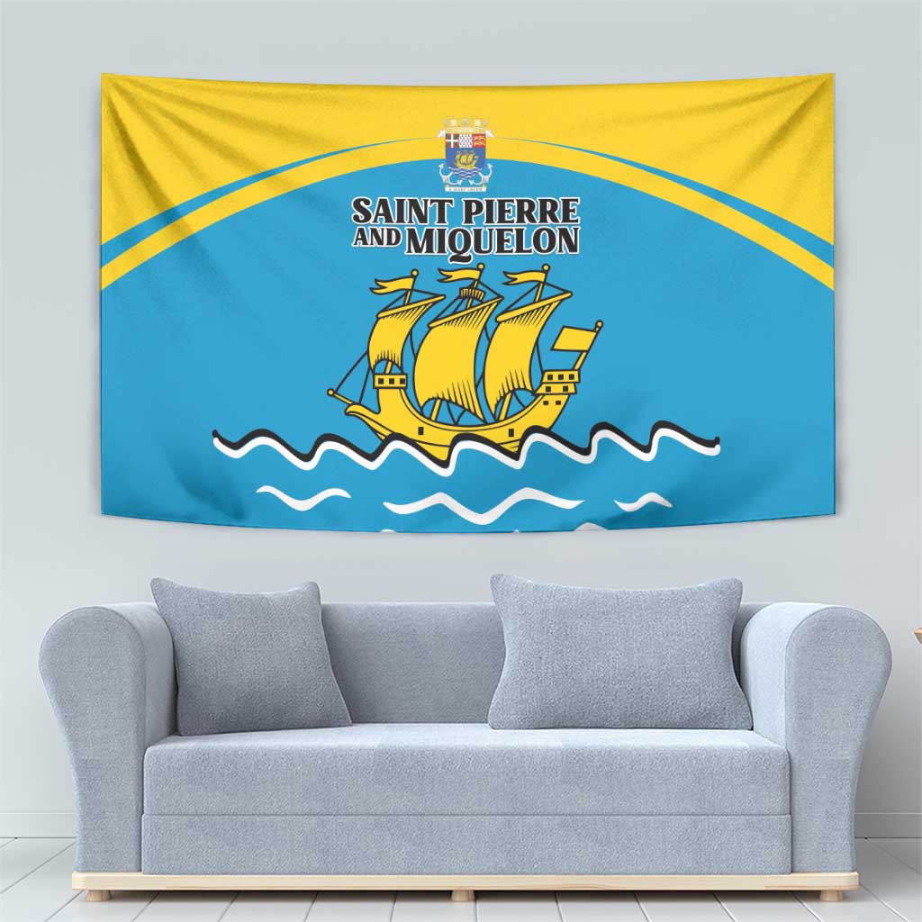 Saint Pierre and Miquelon Tapestry A Mare Labor - Wonder Print Shop