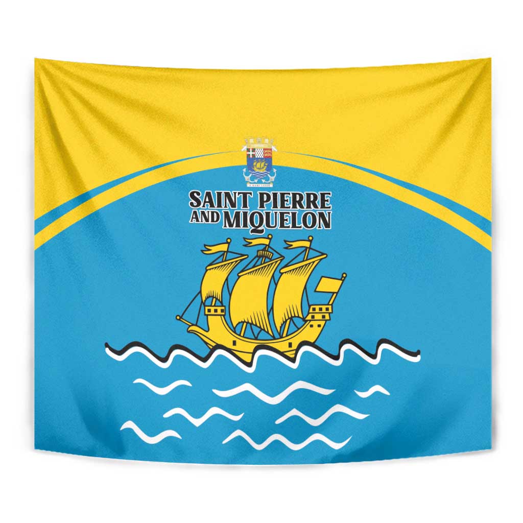 Saint Pierre and Miquelon Tapestry A Mare Labor - Wonder Print Shop