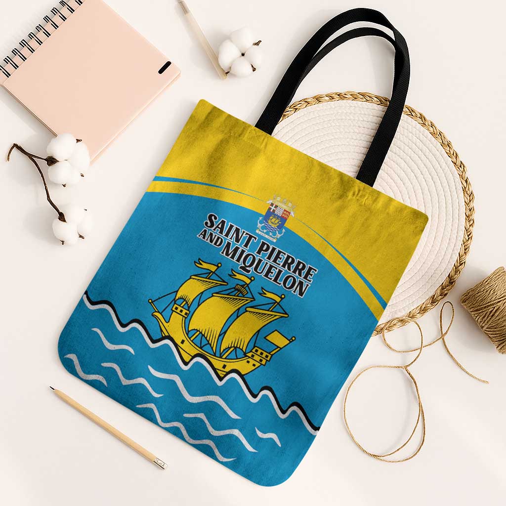 Saint Pierre and Miquelon Tote Bag A Mare Labor - Wonder Print Shop