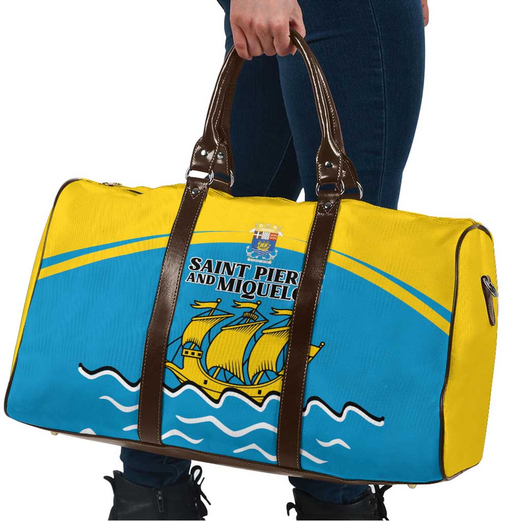 Saint Pierre and Miquelon Travel Bag A Mare Labor - Wonder Print Shop