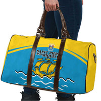 Saint Pierre and Miquelon Travel Bag A Mare Labor - Wonder Print Shop