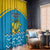 Saint Pierre and Miquelon Window Curtain A Mare Labor - Wonder Print Shop
