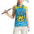 Personalized Saint Pierre and Miquelon Women Sleeveless Polo Shirt A Mare Labor - Wonder Print Shop