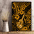 Hawaii Ukulele Canvas Wall Art Polynesian Pattern Gold Version - Wonder Print Shop