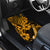 Hawaii Ukulele Car Mats Polynesian Pattern Gold Version - Wonder Print Shop