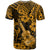 Hawaii Ukulele T Shirt Polynesian Pattern Gold Version - Wonder Print Shop