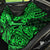 Hawaii Ukulele Back Car Seat Cover Polynesian Pattern Green Version - Wonder Print Shop