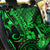 Hawaii Ukulele Back Car Seat Cover Polynesian Pattern Green Version - Wonder Print Shop