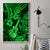 Hawaii Ukulele Canvas Wall Art Polynesian Pattern Green Version - Wonder Print Shop