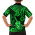 Hawaii Ukulele Kid Hawaiian Shirt Polynesian Pattern Green Version - Wonder Print Shop