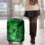Hawaii Ukulele Luggage Cover Polynesian Pattern Green Version - Wonder Print Shop