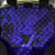 Hawaii Ukulele Back Car Seat Cover Polynesian Pattern Navy Blue Version - Wonder Print Shop