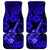 Hawaii Ukulele Car Mats Polynesian Pattern Navy Blue Version - Wonder Print Shop