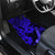 Hawaii Ukulele Car Mats Polynesian Pattern Navy Blue Version - Wonder Print Shop
