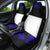 Hawaii Ukulele Car Seat Cover Polynesian Pattern Navy Blue Version - Wonder Print Shop