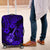 Hawaii Ukulele Luggage Cover Polynesian Pattern Navy Blue Version - Wonder Print Shop