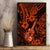 Hawaii Ukulele Canvas Wall Art Polynesian Pattern Orange Version - Wonder Print Shop