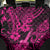 Hawaii Ukulele Back Car Seat Cover Polynesian Pattern Pink Version - Wonder Print Shop
