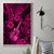 Hawaii Ukulele Canvas Wall Art Polynesian Pattern Pink Version - Wonder Print Shop