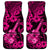 Hawaii Ukulele Car Mats Polynesian Pattern Pink Version - Wonder Print Shop