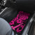 Hawaii Ukulele Car Mats Polynesian Pattern Pink Version - Wonder Print Shop