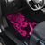 Hawaii Ukulele Car Mats Polynesian Pattern Pink Version - Wonder Print Shop