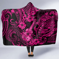 hawaii-ukulele-hooded-blanket-polynesian-pattern-pink-version