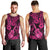 Hawaii Ukulele Men Tank Top Polynesian Pattern Pink Version - Wonder Print Shop