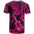 Hawaii Ukulele T Shirt Polynesian Pattern Pink Version - Wonder Print Shop