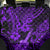 Hawaii Ukulele Back Car Seat Cover Polynesian Pattern Purple Version - Wonder Print Shop