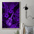 Hawaii Ukulele Canvas Wall Art Polynesian Pattern Purple Version - Wonder Print Shop