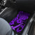 Hawaii Ukulele Car Mats Polynesian Pattern Purple Version - Wonder Print Shop