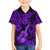 Hawaii Ukulele Kid Hawaiian Shirt Polynesian Pattern Purple Version - Wonder Print Shop
