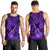 Hawaii Ukulele Men Tank Top Polynesian Pattern Purple Version - Wonder Print Shop