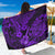 Hawaii Ukulele Sarong Polynesian Pattern Purple Version - Wonder Print Shop
