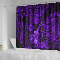 hawaii-ukulele-shower-curtain-polynesian-pattern-purple-version