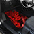 Hawaii Ukulele Car Mats Polynesian Pattern Red Version - Wonder Print Shop