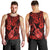 Hawaii Ukulele Men Tank Top Polynesian Pattern Red Version - Wonder Print Shop