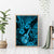 Hawaii Ukulele Canvas Wall Art Polynesian Pattern Sky Blue Version - Wonder Print Shop