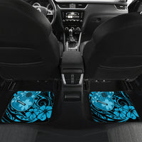 Hawaii Ukulele Car Mats Polynesian Pattern Sky Blue Version - Wonder Print Shop