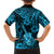 Hawaii Ukulele Kid Hawaiian Shirt Polynesian Pattern Sky Blue Version - Wonder Print Shop