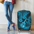Hawaii Ukulele Luggage Cover Polynesian Pattern Sky Blue Version - Wonder Print Shop
