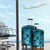 Hawaii Ukulele Luggage Cover Polynesian Pattern Sky Blue Version - Wonder Print Shop