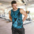 Hawaii Ukulele Men Tank Top Polynesian Pattern Sky Blue Version - Wonder Print Shop