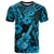 Hawaii Ukulele T Shirt Polynesian Pattern Sky Blue Version - Wonder Print Shop