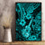 Hawaii Ukulele Canvas Wall Art Polynesian Pattern Turquoise Version - Wonder Print Shop