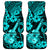 Hawaii Ukulele Car Mats Polynesian Pattern Turquoise Version - Wonder Print Shop