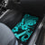 Hawaii Ukulele Car Mats Polynesian Pattern Turquoise Version - Wonder Print Shop