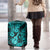 Hawaii Ukulele Luggage Cover Polynesian Pattern Turquoise Version - Wonder Print Shop
