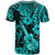 Hawaii Ukulele T Shirt Polynesian Pattern Turquoise Version - Wonder Print Shop